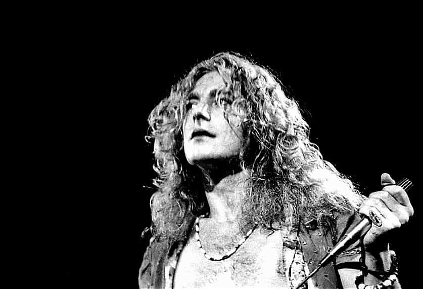 Robert Plant Of Led Zeppelin. Young photo. Image from commons.m.wikimedia.org