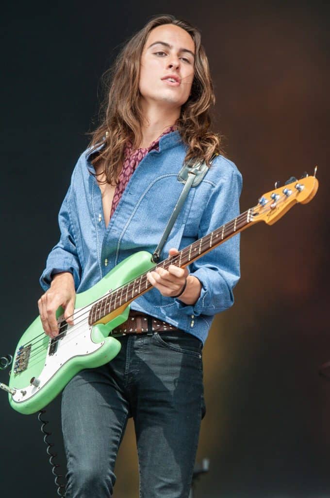 Sam Kiszka, bass player for Greta Van Fleet.