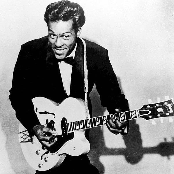 Chuck Berry playing great guitar sounds.