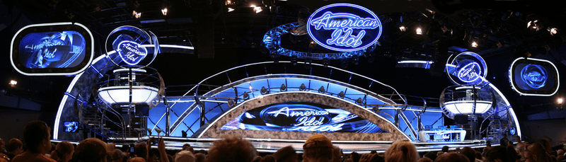 Panoramic photo of the American Idol Experience stage at Disney Hollywood Studios in Walt Disney World, stiched together from 6 individual photos, Own work (Original text: I created this work entirely by myself.) photo courtesy of RadioFan at English Wikipedia