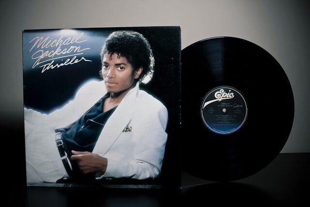 Michael Jackson’s Thriller Album photo courtesy of Philip Rood from Flickr.com https://creativecommons.org/licenses/by-nd/2.0/